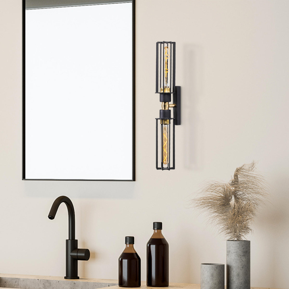 Zidna lampa WALL metalna 8 x 15 cm, 2 x e27 40 W, Fellini - MR - 879
