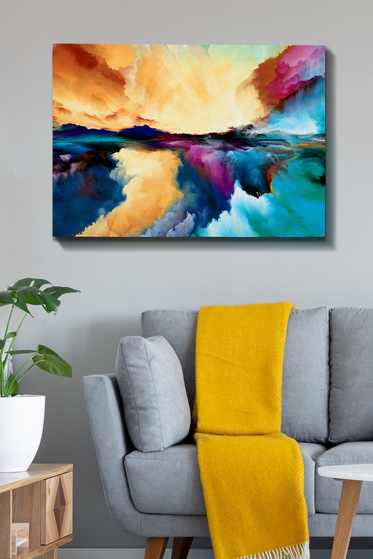 Ukrasna slika platno, Kanvas Tablo (70 x 100) - 6