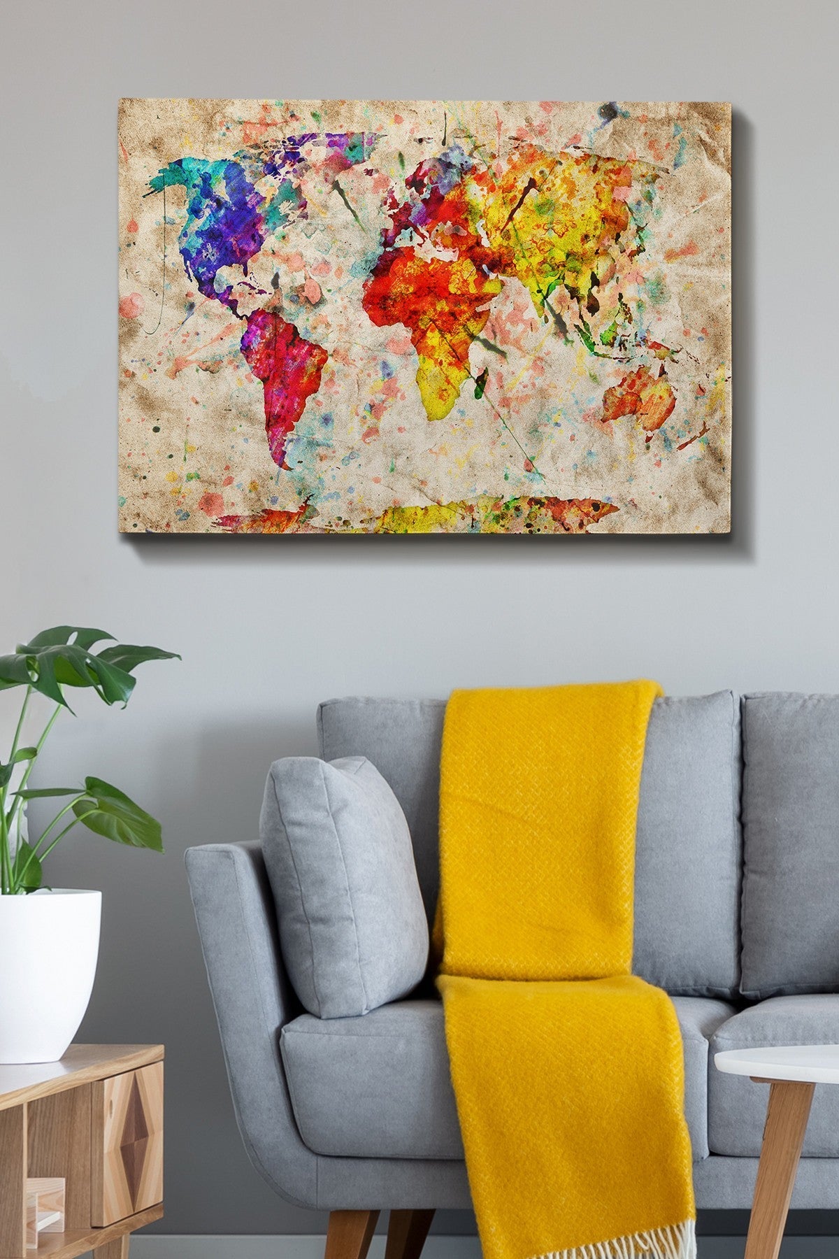 Ukrasna slika platno, Kanvas Tablo (70 x 100) - 115