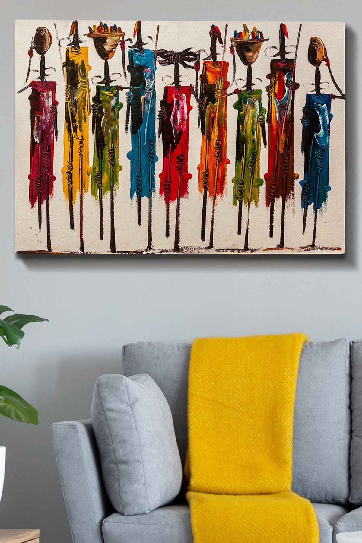 Ukrasna slika platno, Kanvas Tablo (70 x 100) - 125