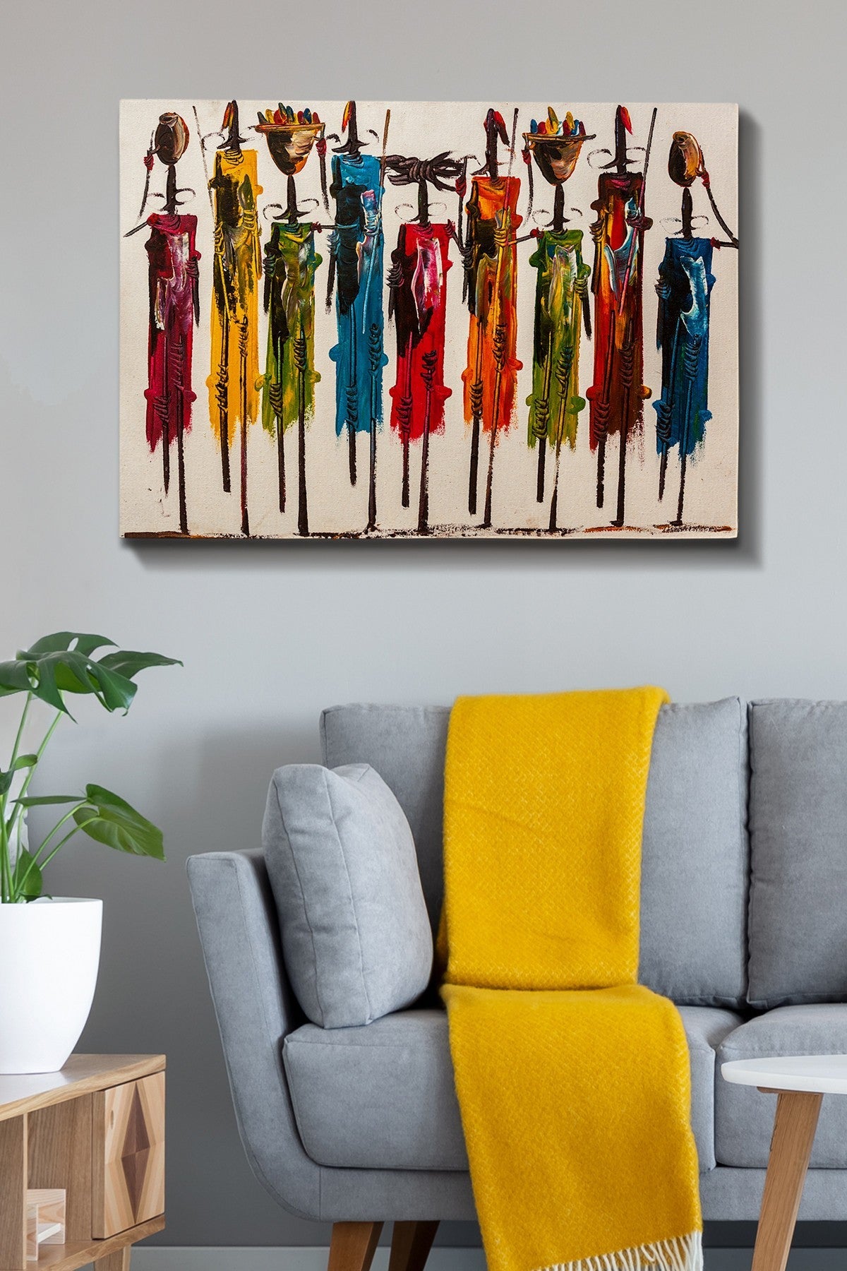 Ukrasna slika platno, Kanvas Tablo (70 x 100) - 125