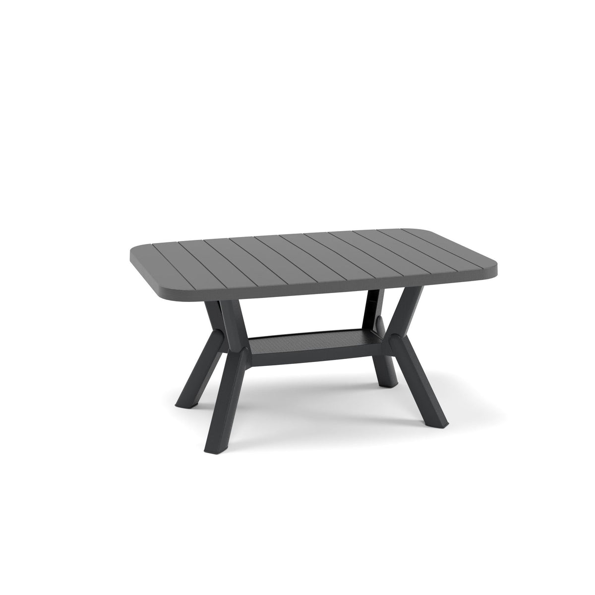 Klub stol 967, antracit, ugljen