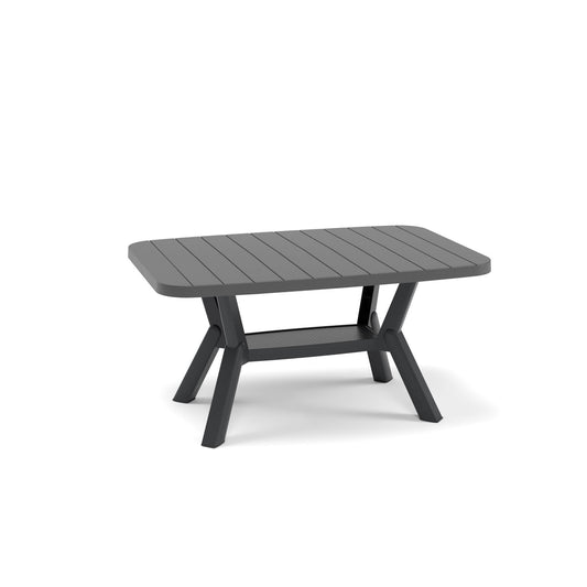 Klub stol 967, antracit, ugljen