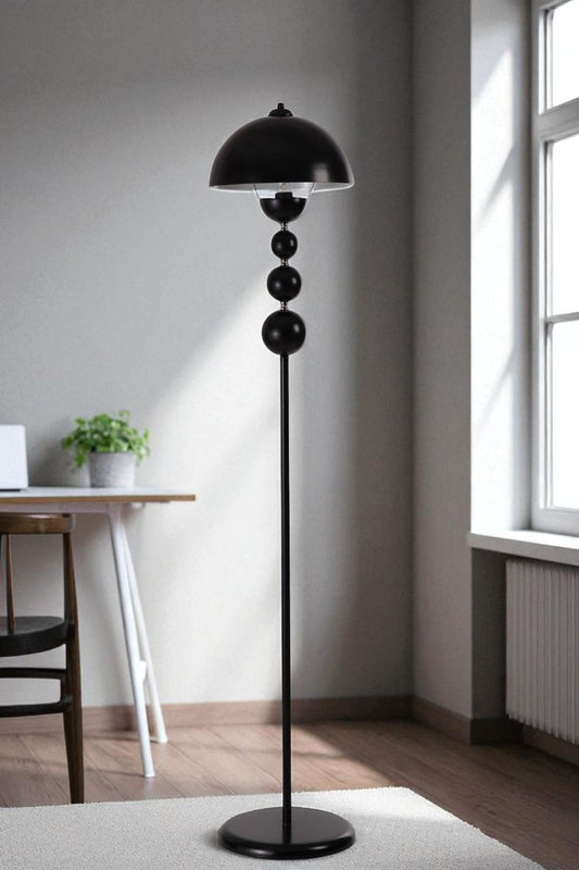 Podna lampa 146, crna
