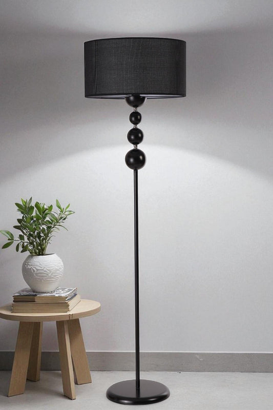 Podna lampa 214, crna