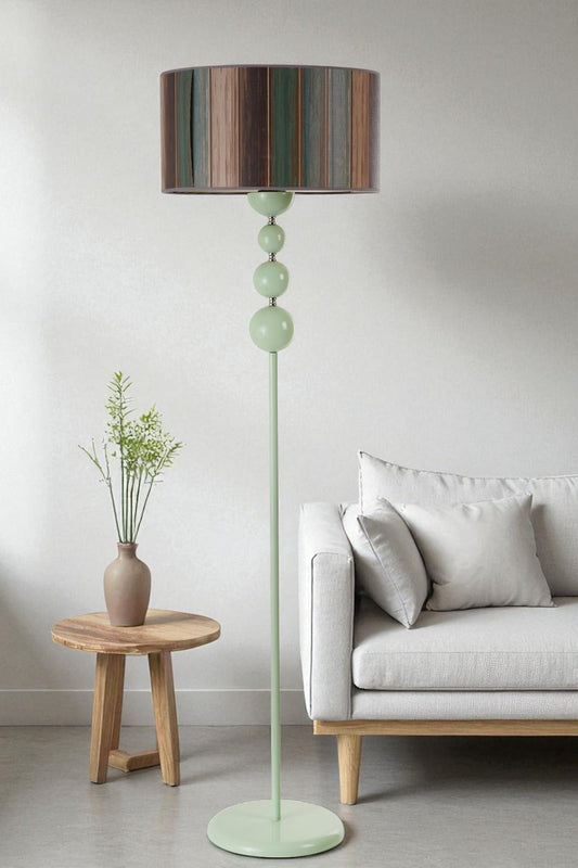 Podna lampa 221, višebojna, menta