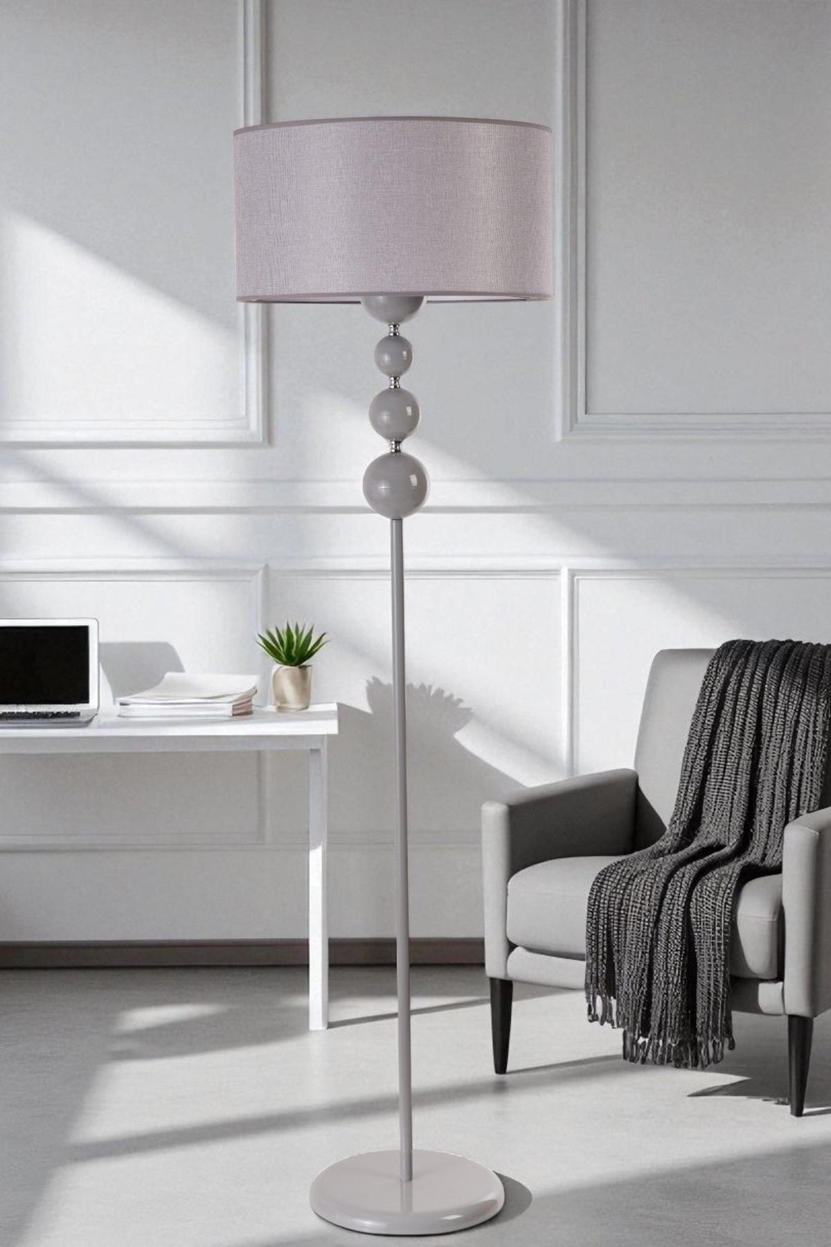 Podna lampa 276, siva