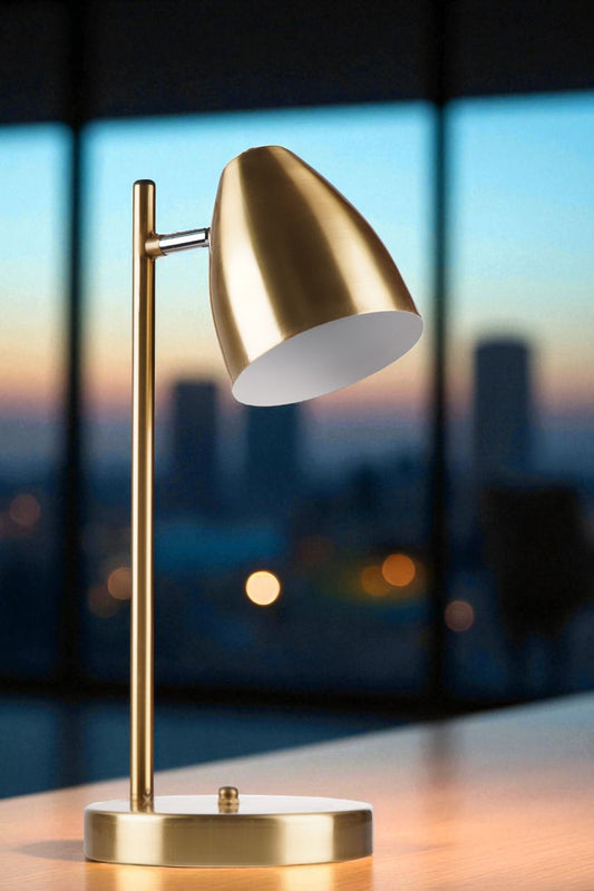 Stolna lampa 347, zlatna