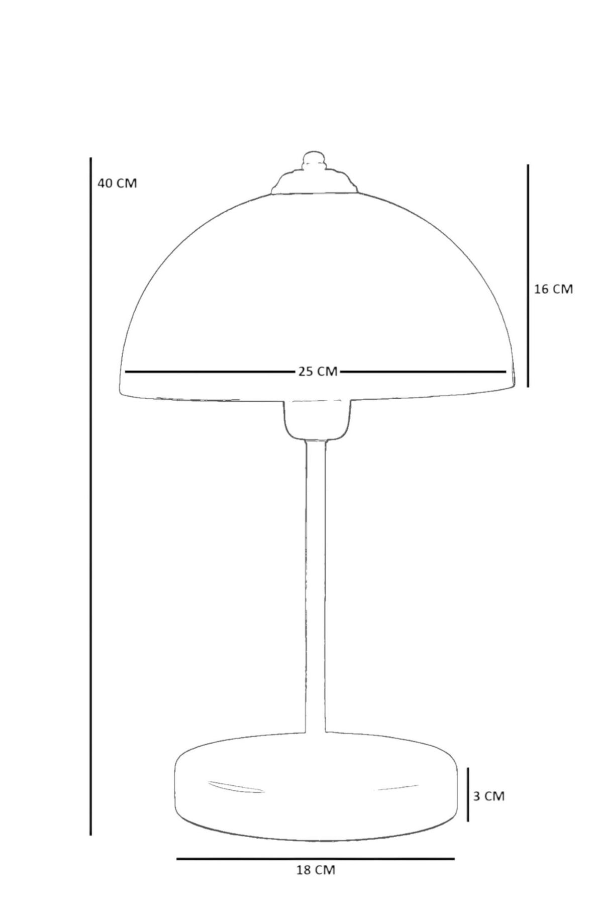 Stolna lampa 507, menta