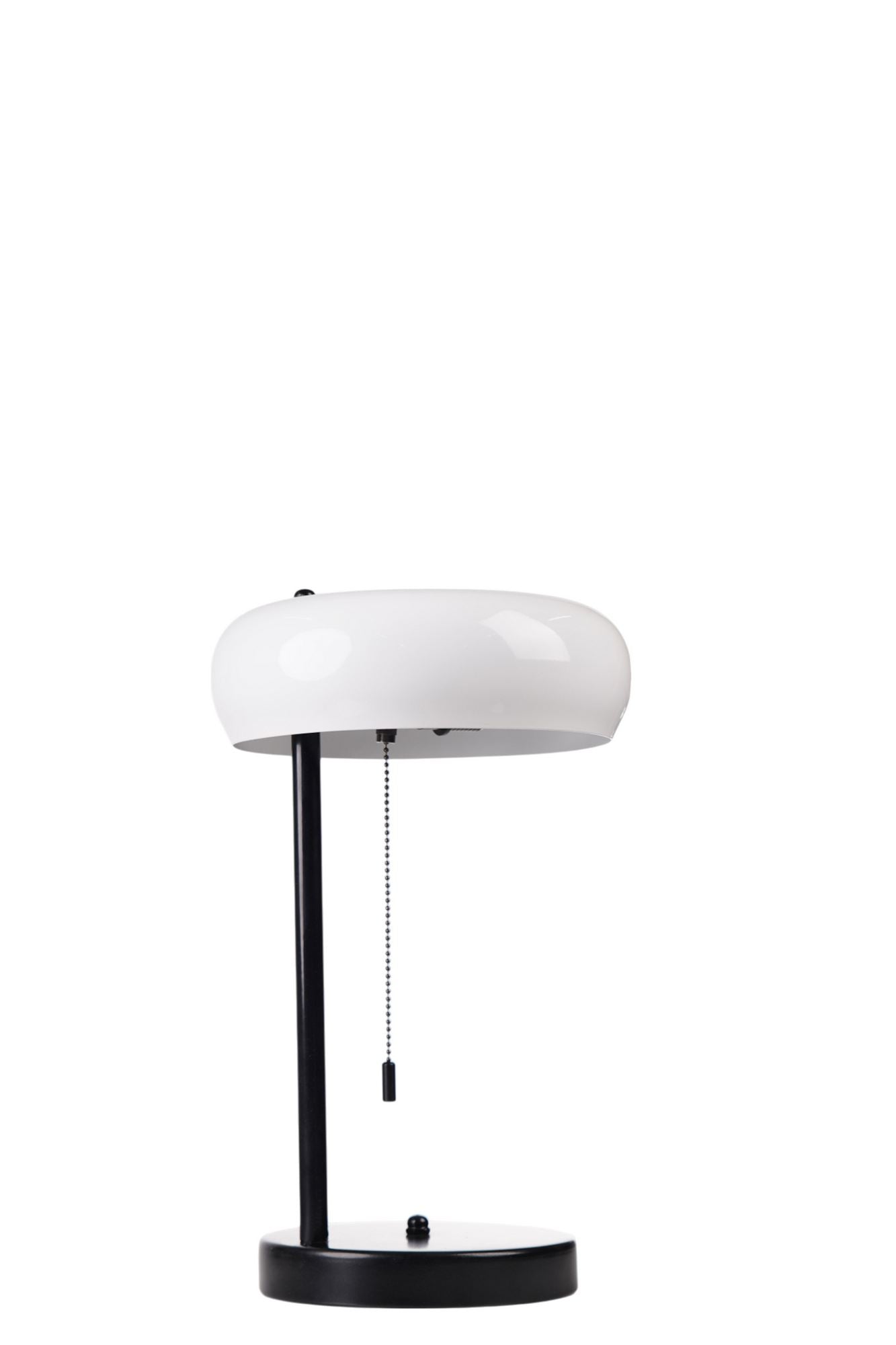 Stolna lampa 569, bijela, crna
