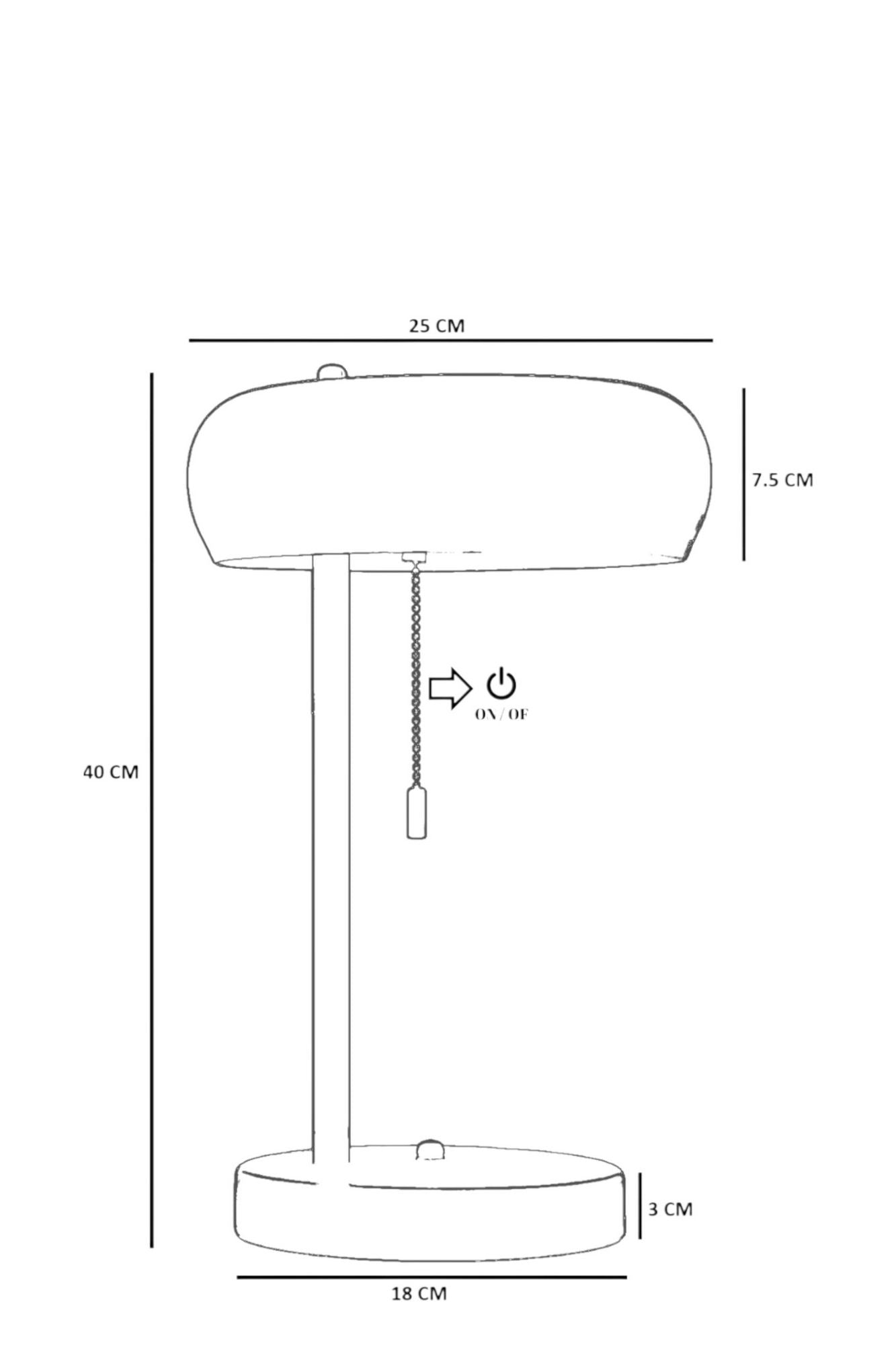 Stolna lampa 583, menta