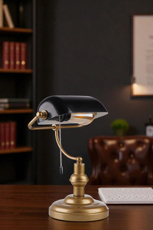 Stolna Lampa 668, Crna, Zlatna