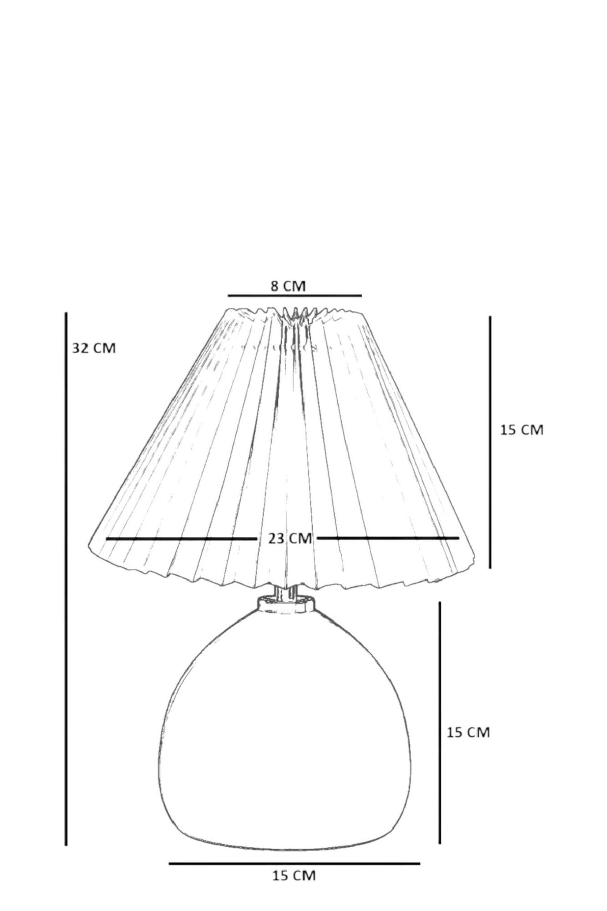 Stolna lampa 699, krem, orah