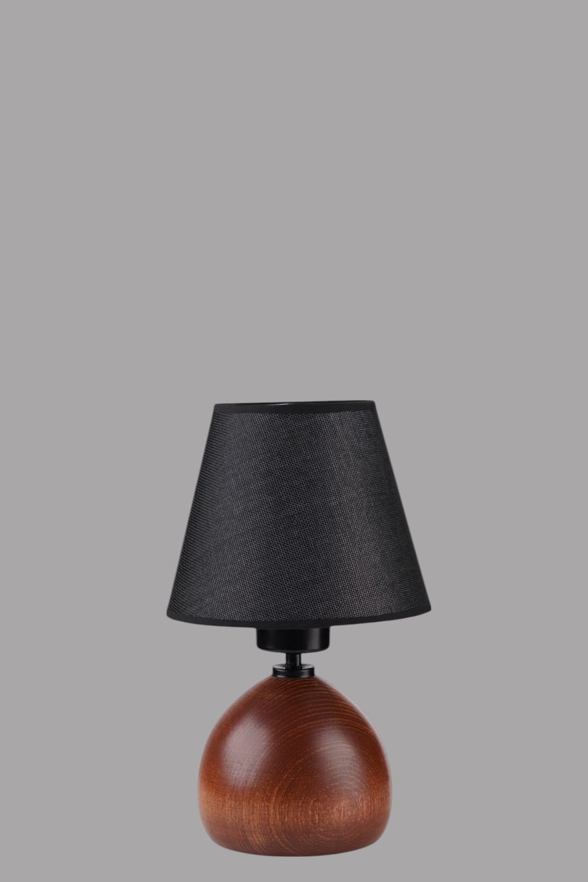 Stolna lampa 705, crna, orah