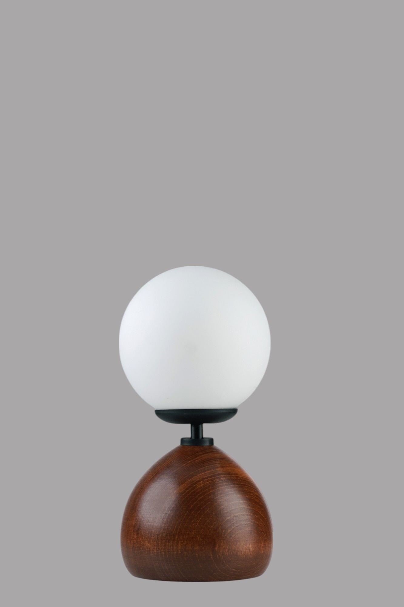 Stolna Lampa 712, Bijela, Crna, Orah