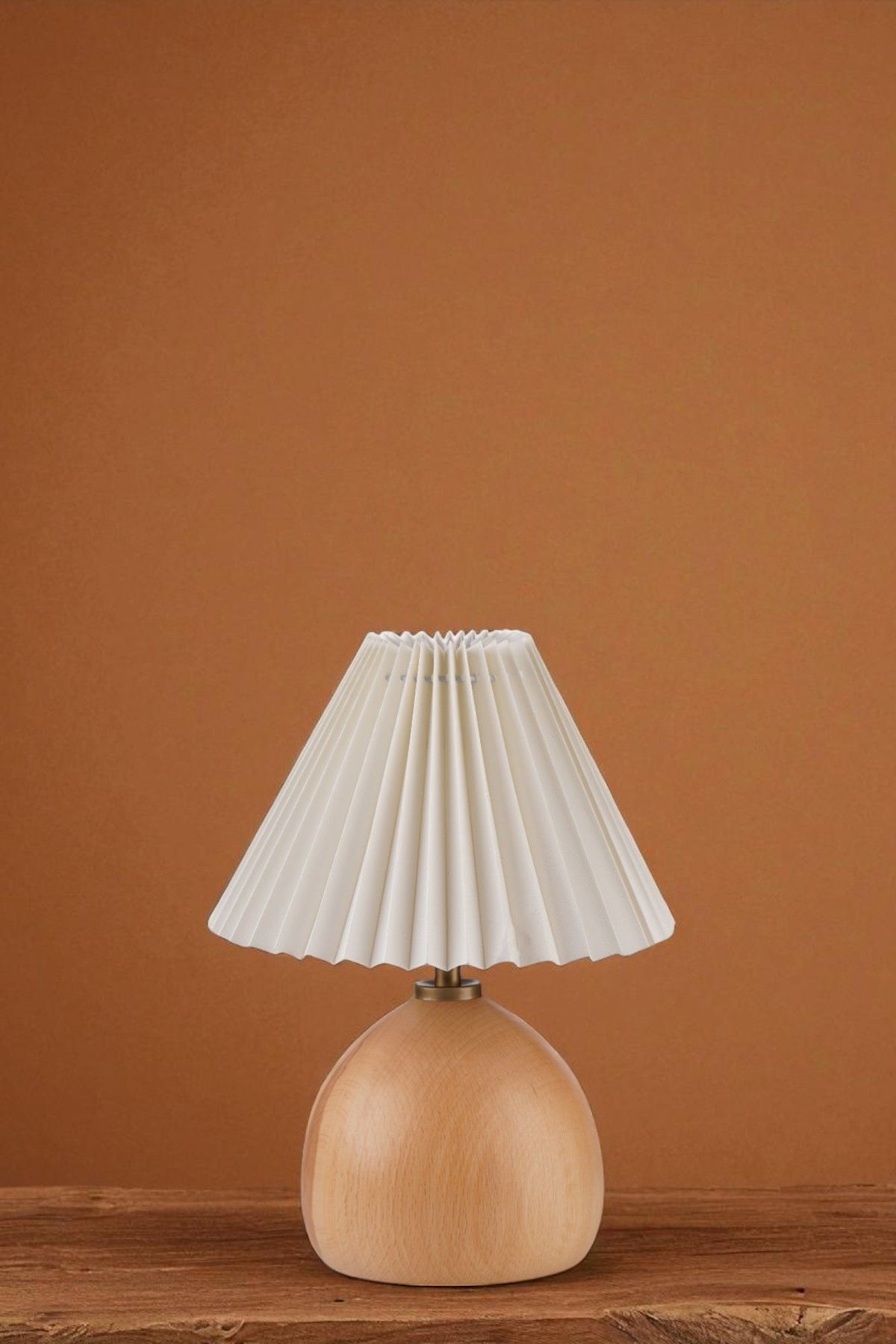 Stolna lampa 736, krem, hrast