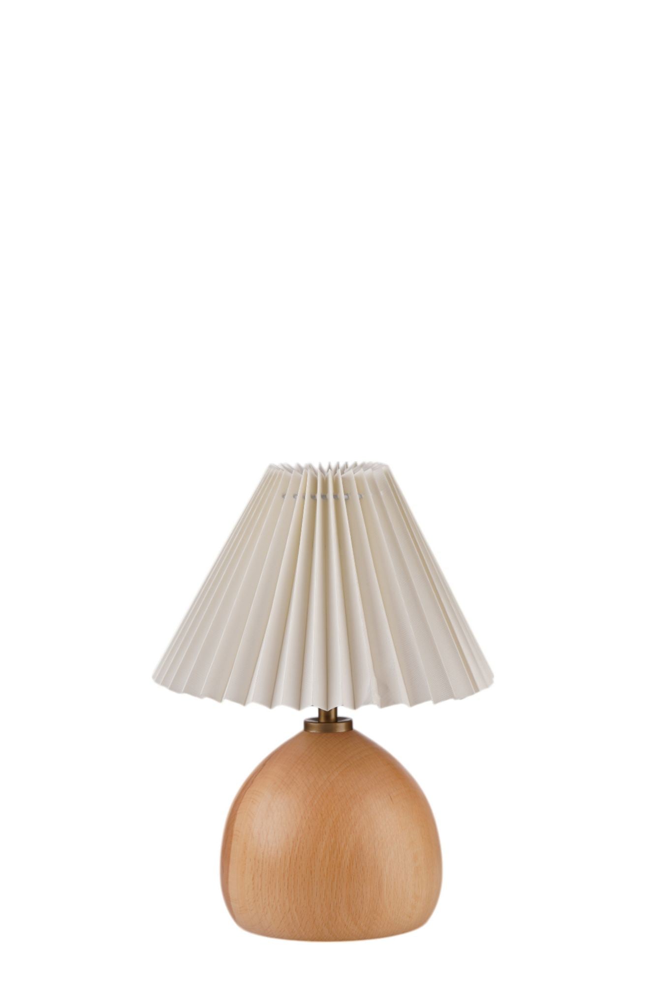 Stolna lampa 736, krem, hrast