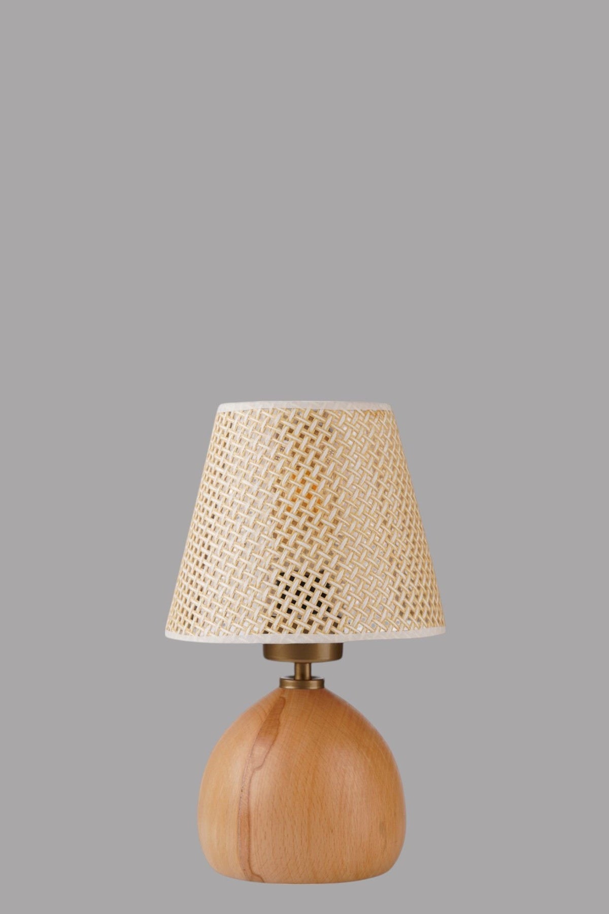 Stolna lampa 743, bež, hrast