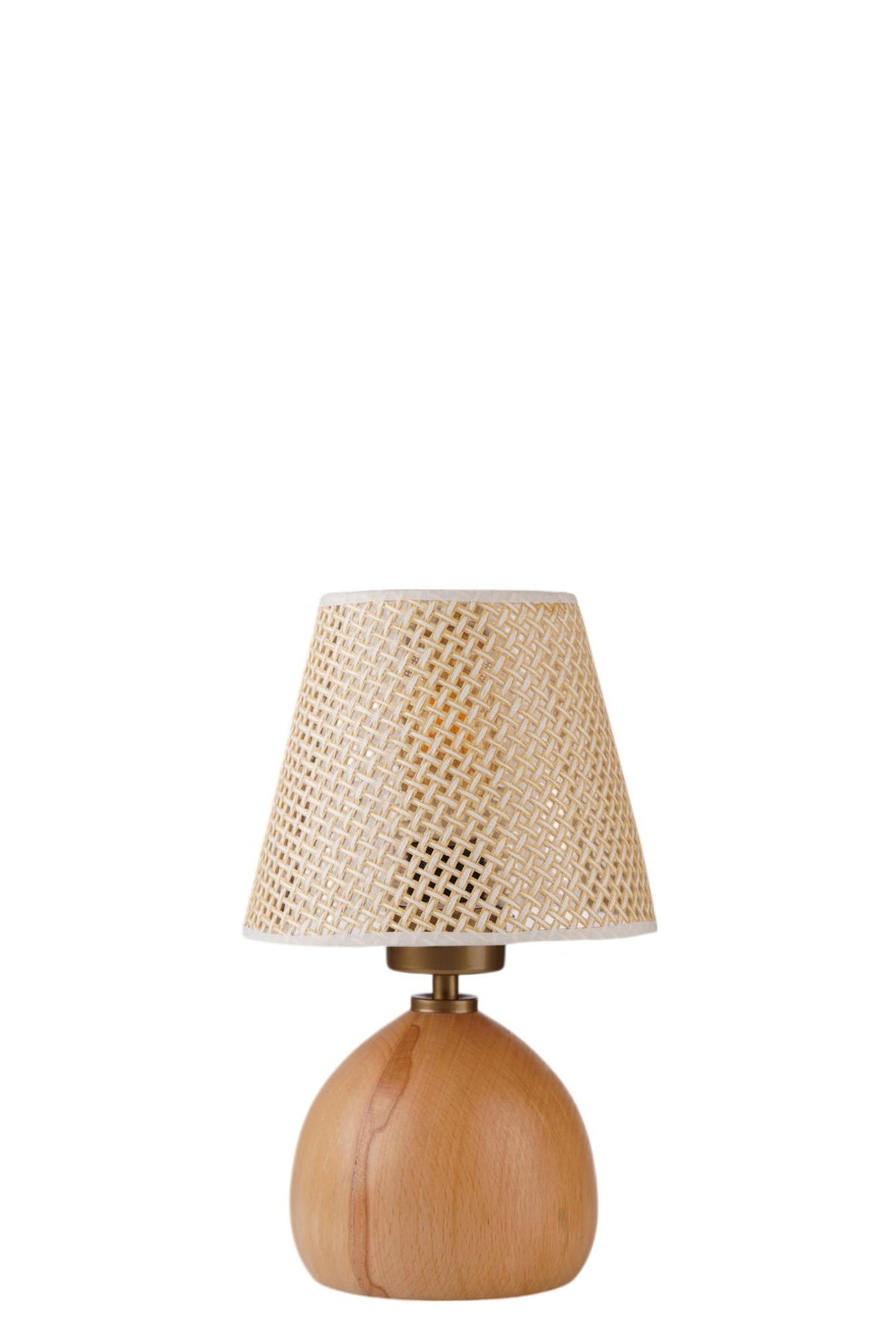 Stolna lampa 743, bež, hrast