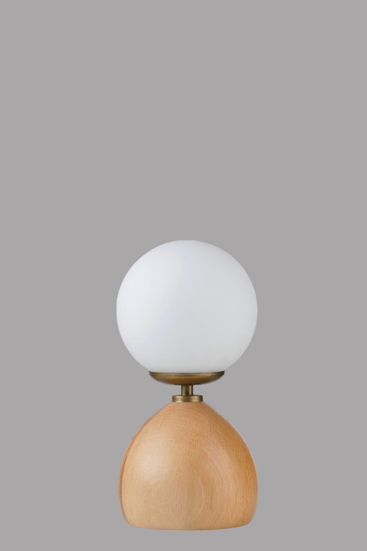 Stolna lampa 750, bijela, crna, hrast