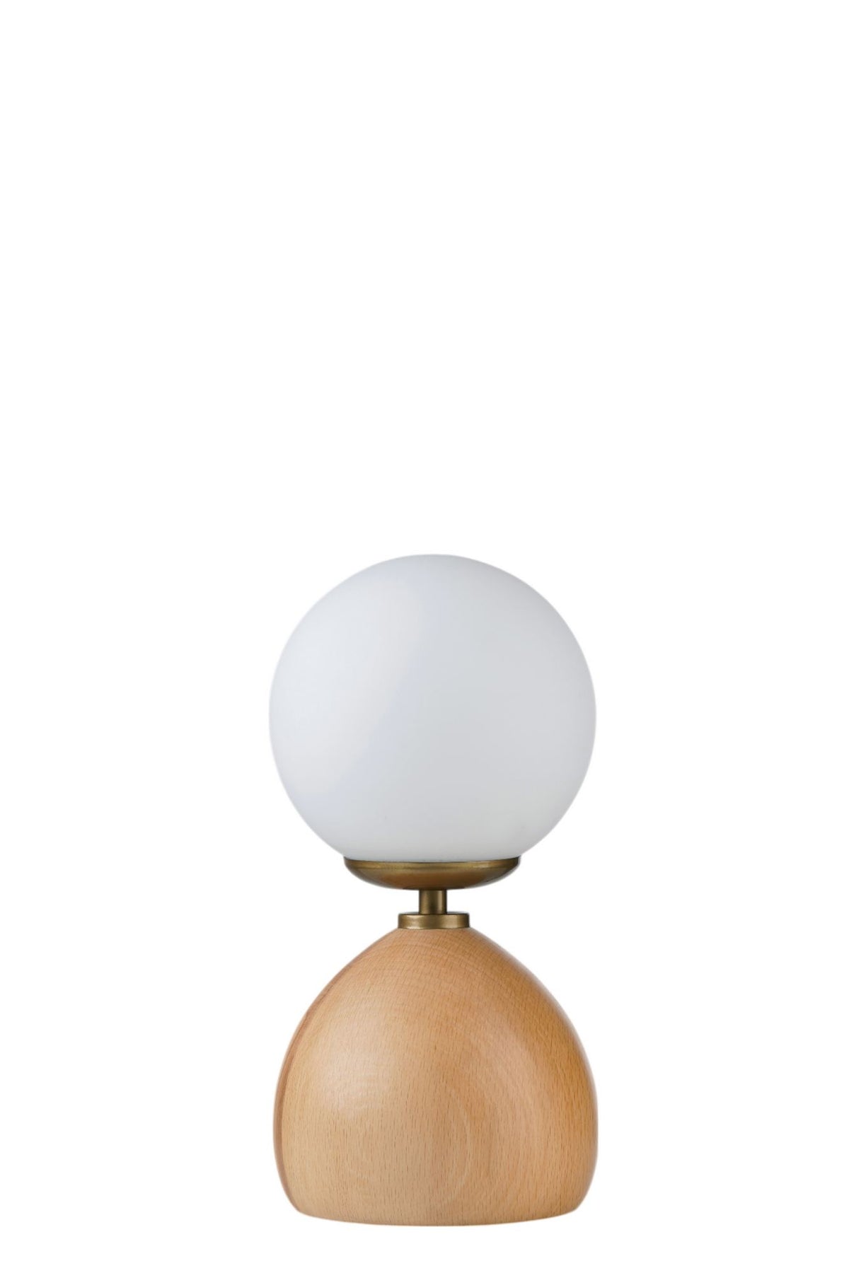 Stolna lampa 750, bijela, crna, hrast