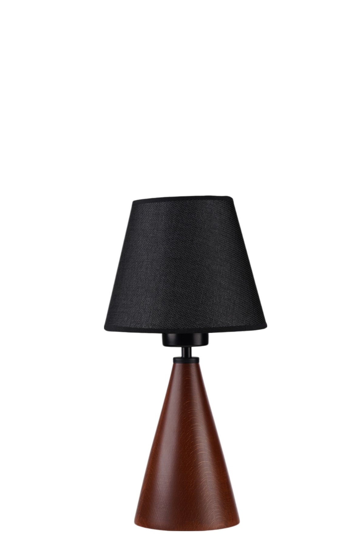Stolna lampa 804, crna, orah
