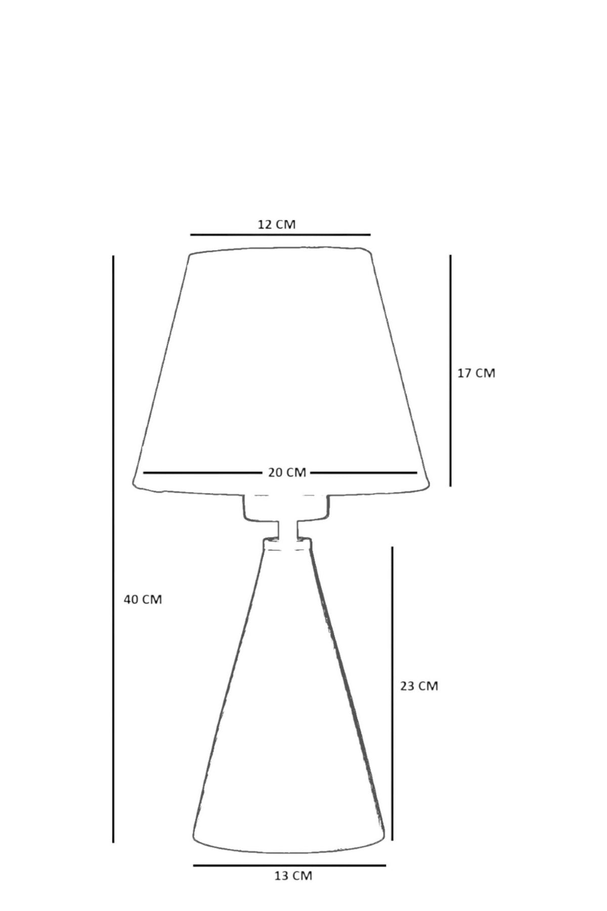 Stolna lampa 842, bež, zlatna, hrast