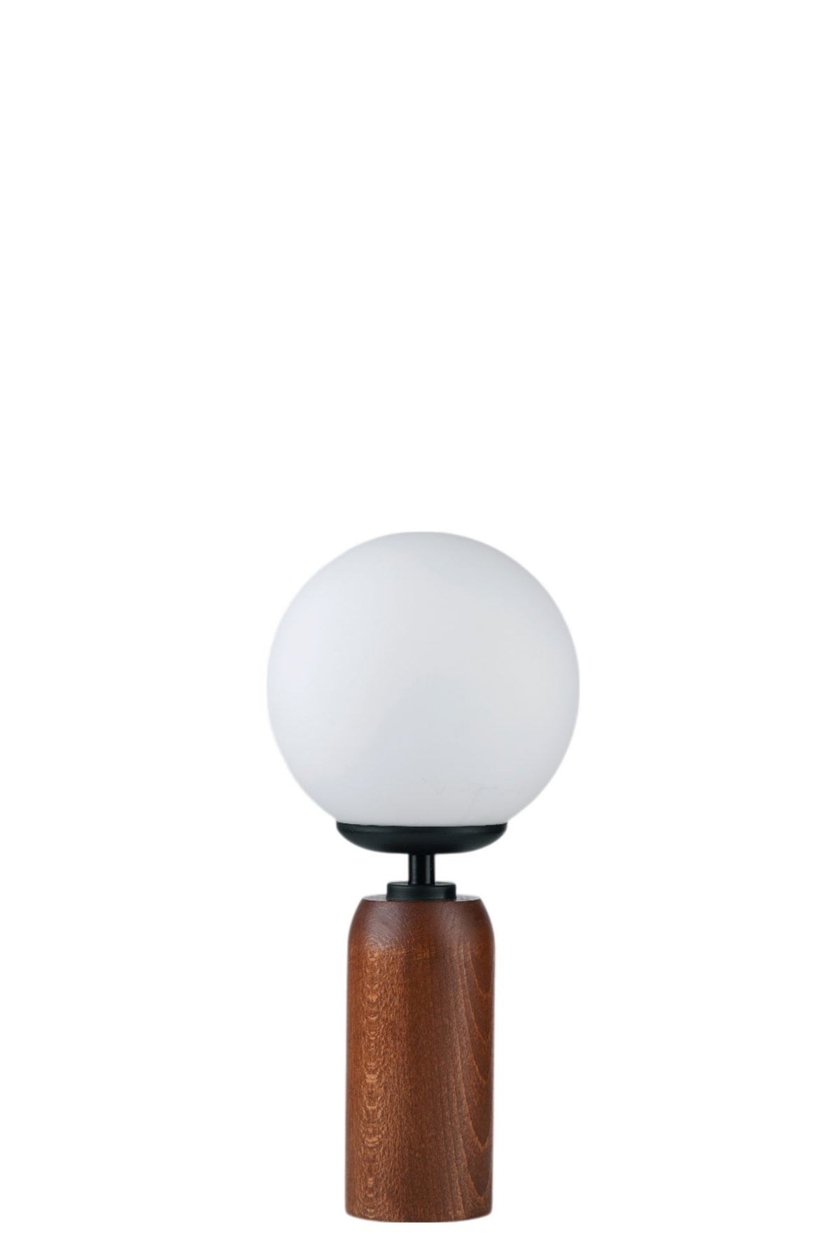 Stolna lampa 859, bijela, crna, orah