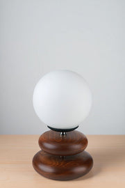 Stolna Lampa 910, Bijela, Orah