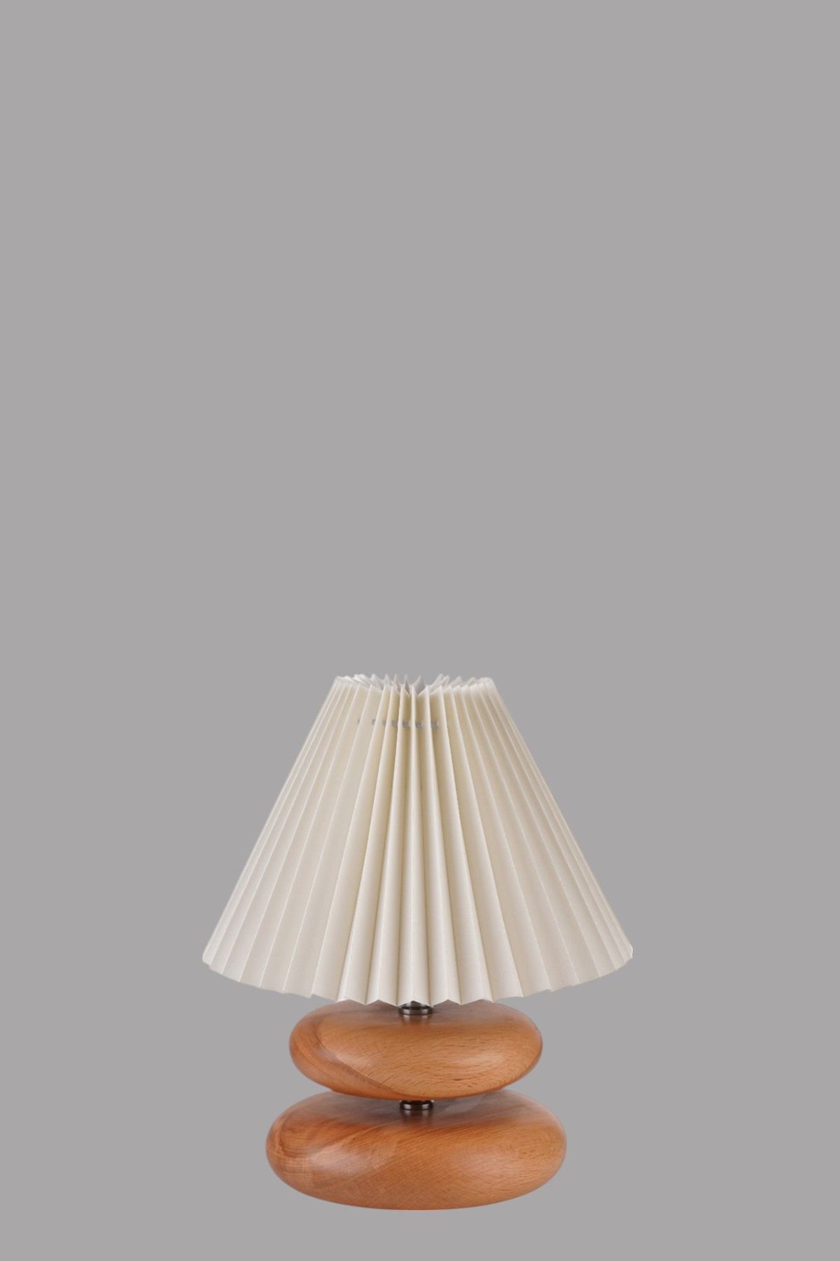 Stolna lampa 934, krem, hrast