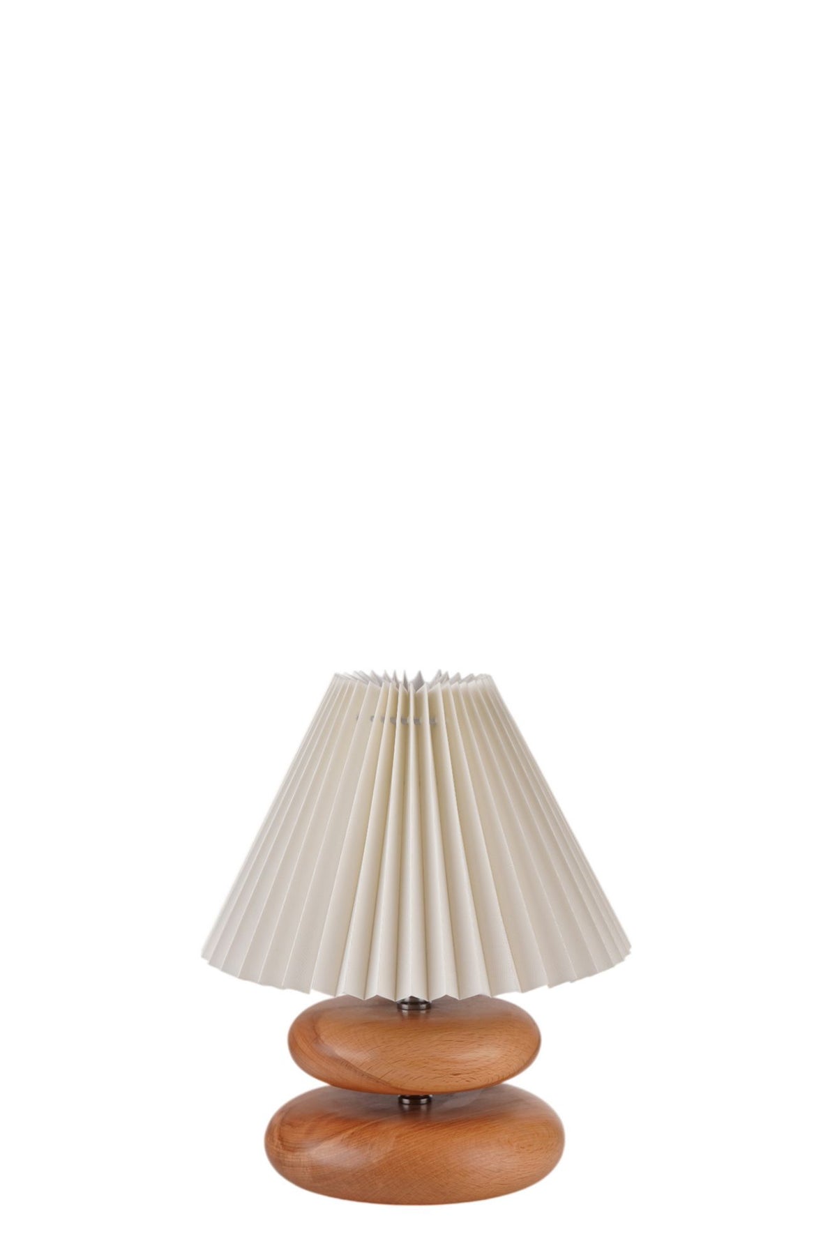 Stolna lampa 934, krem, hrast