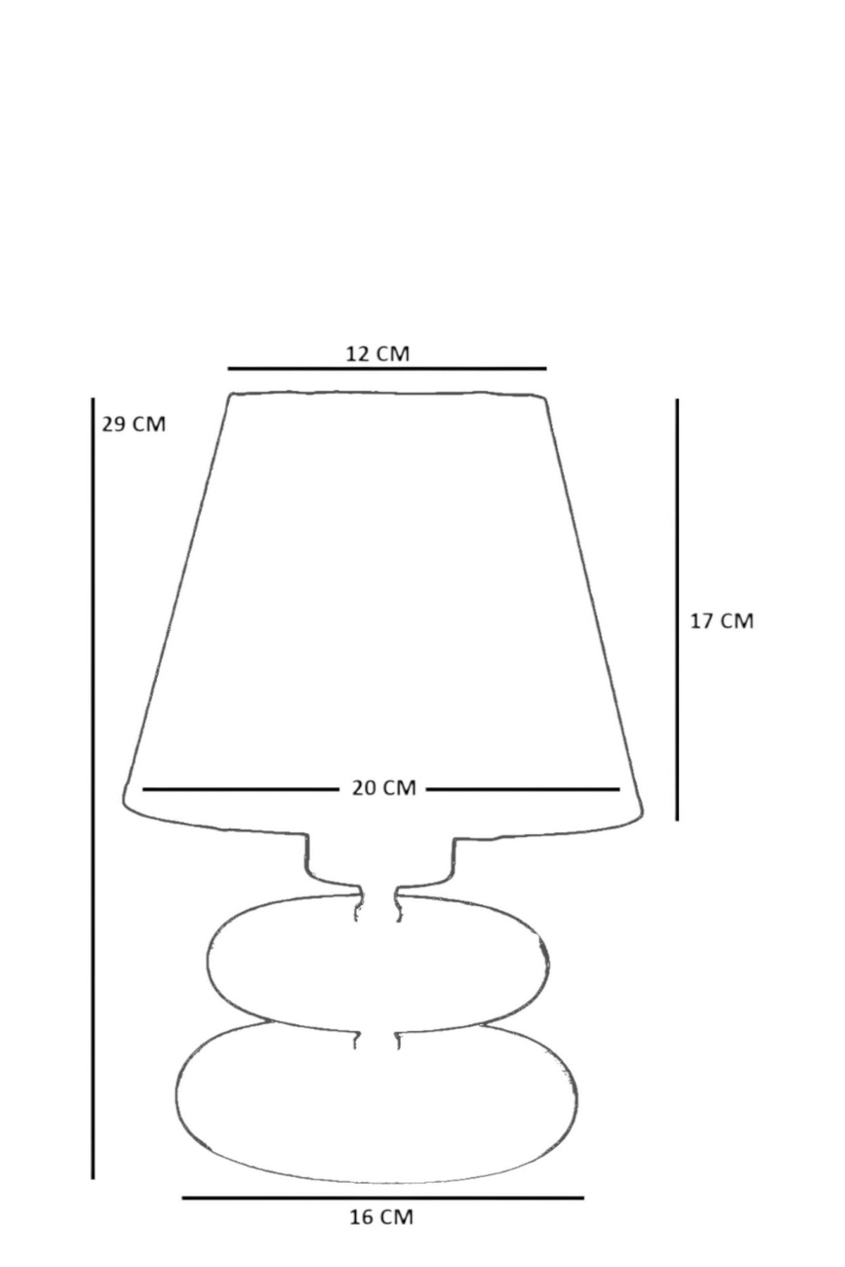 Stolna lampa 941, bež, hrast