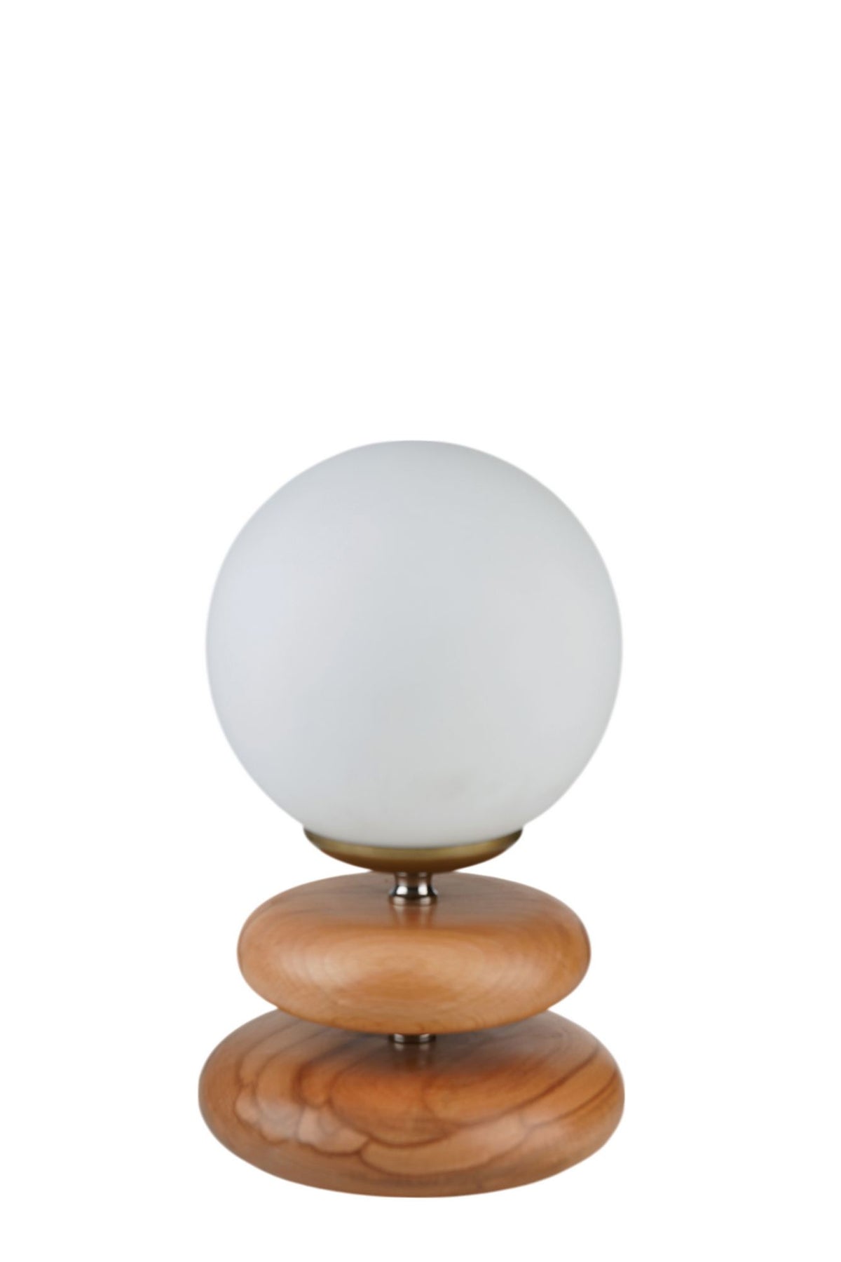 Stolna lampa 958, bijela, hrast