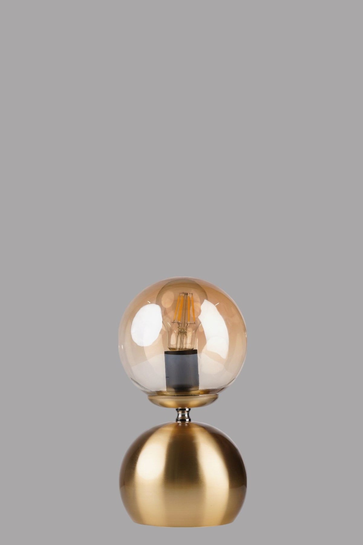 Stolna lampa 061, med, zlatna