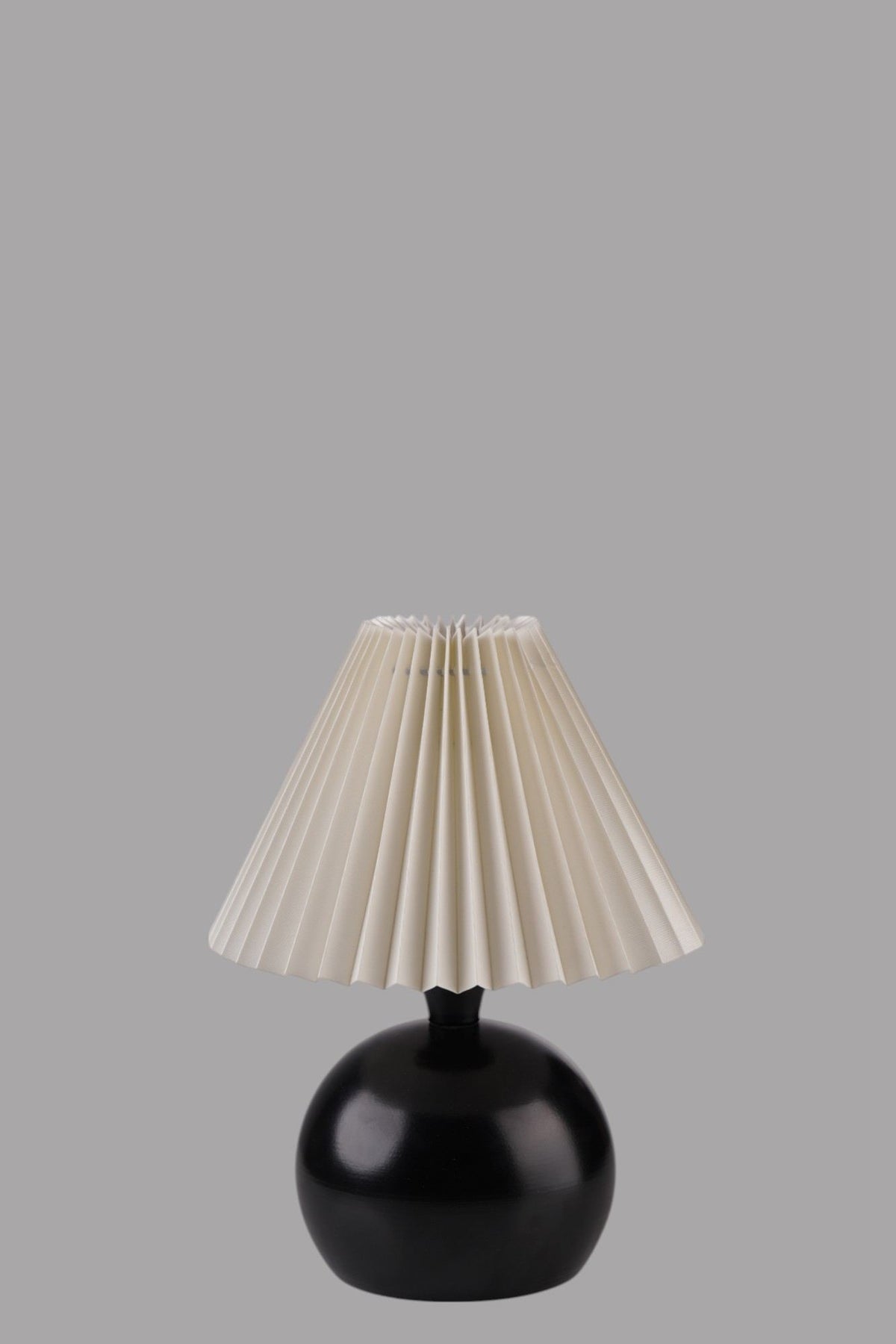 Stolna lampa 078, krem, crna