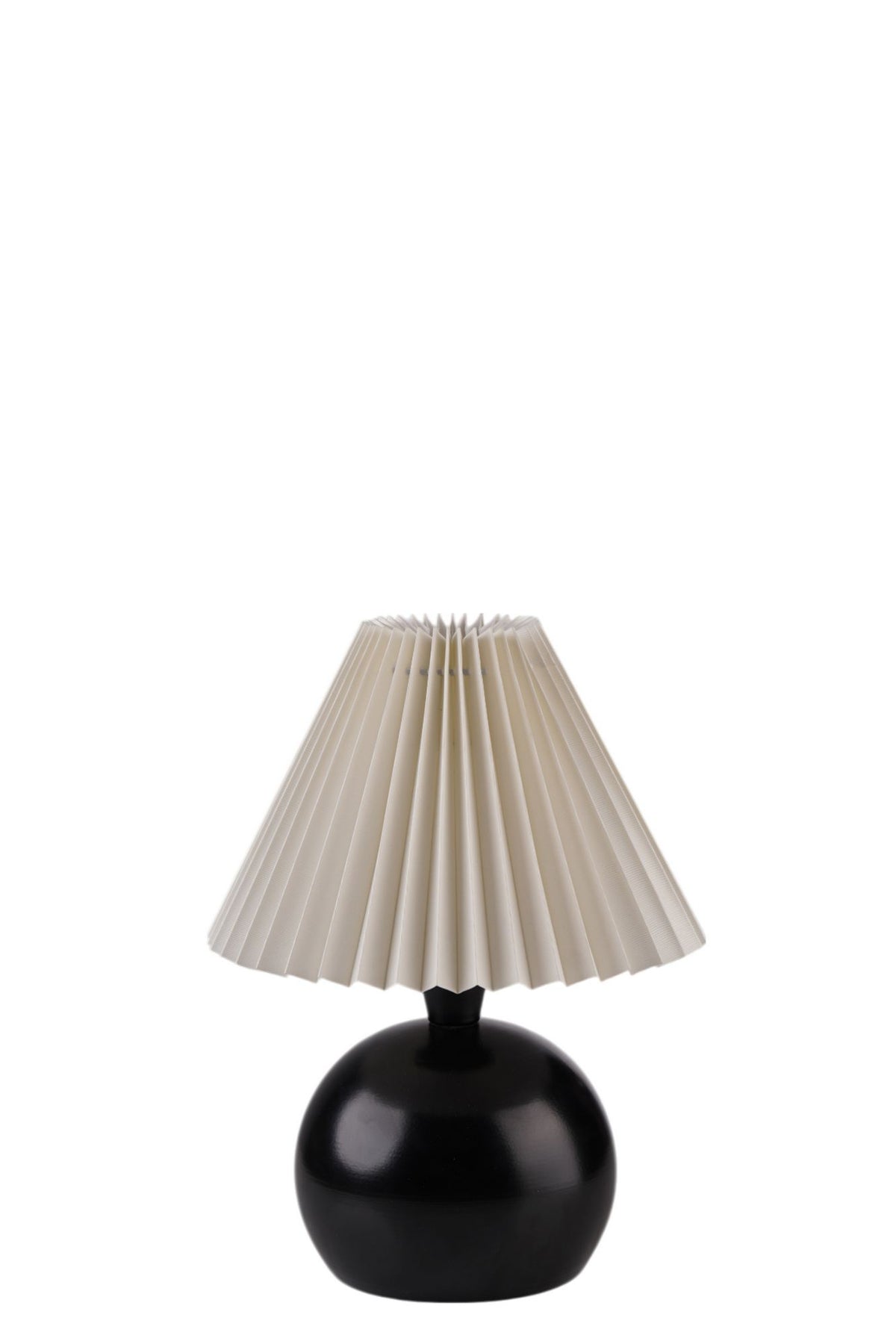 Stolna lampa 078, krem, crna