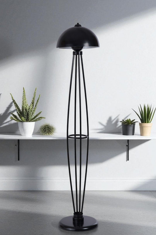 Podna lampa 461, crna