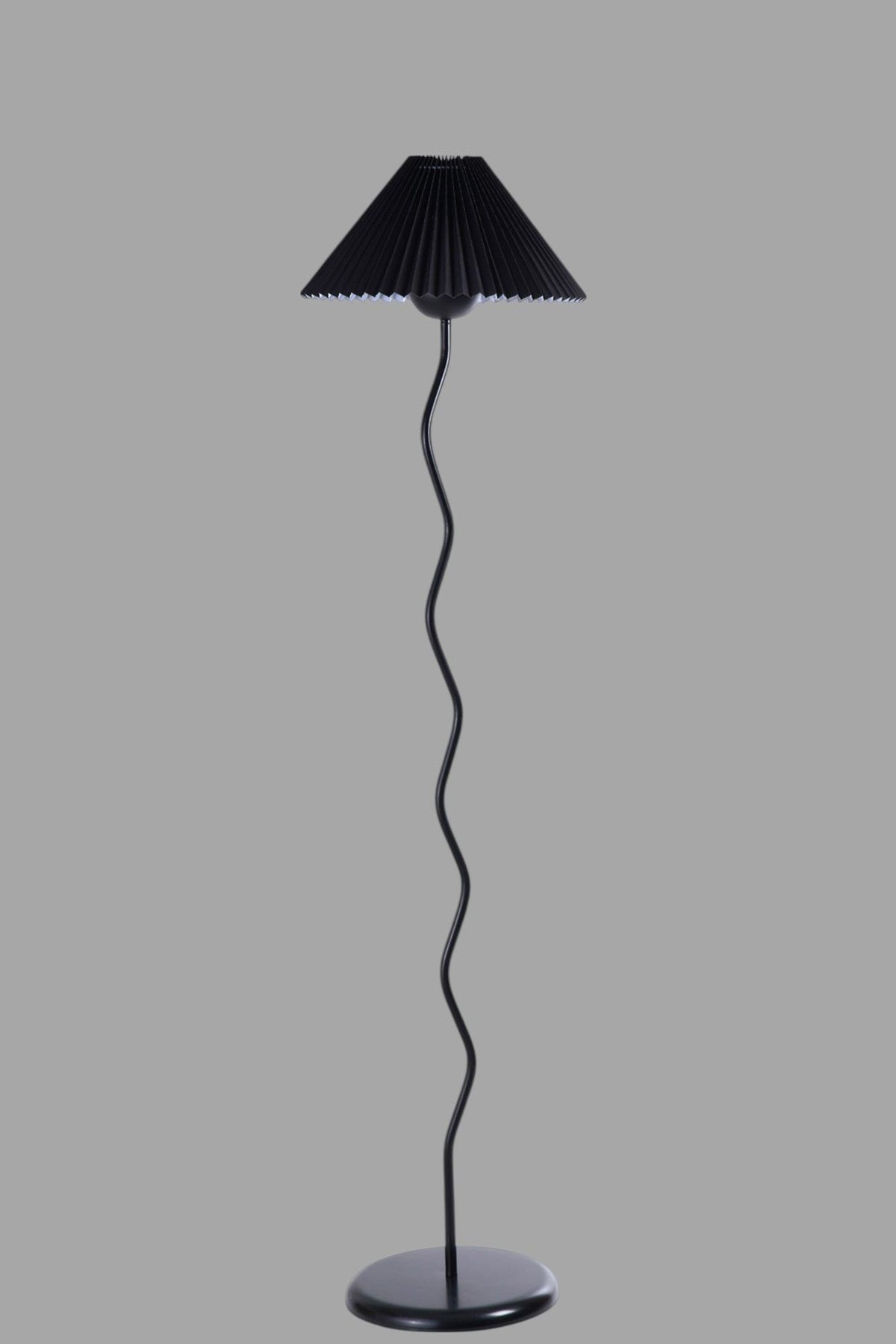 Podna lampa 614, crna