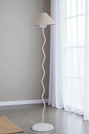 Podna lampa 669, bijela