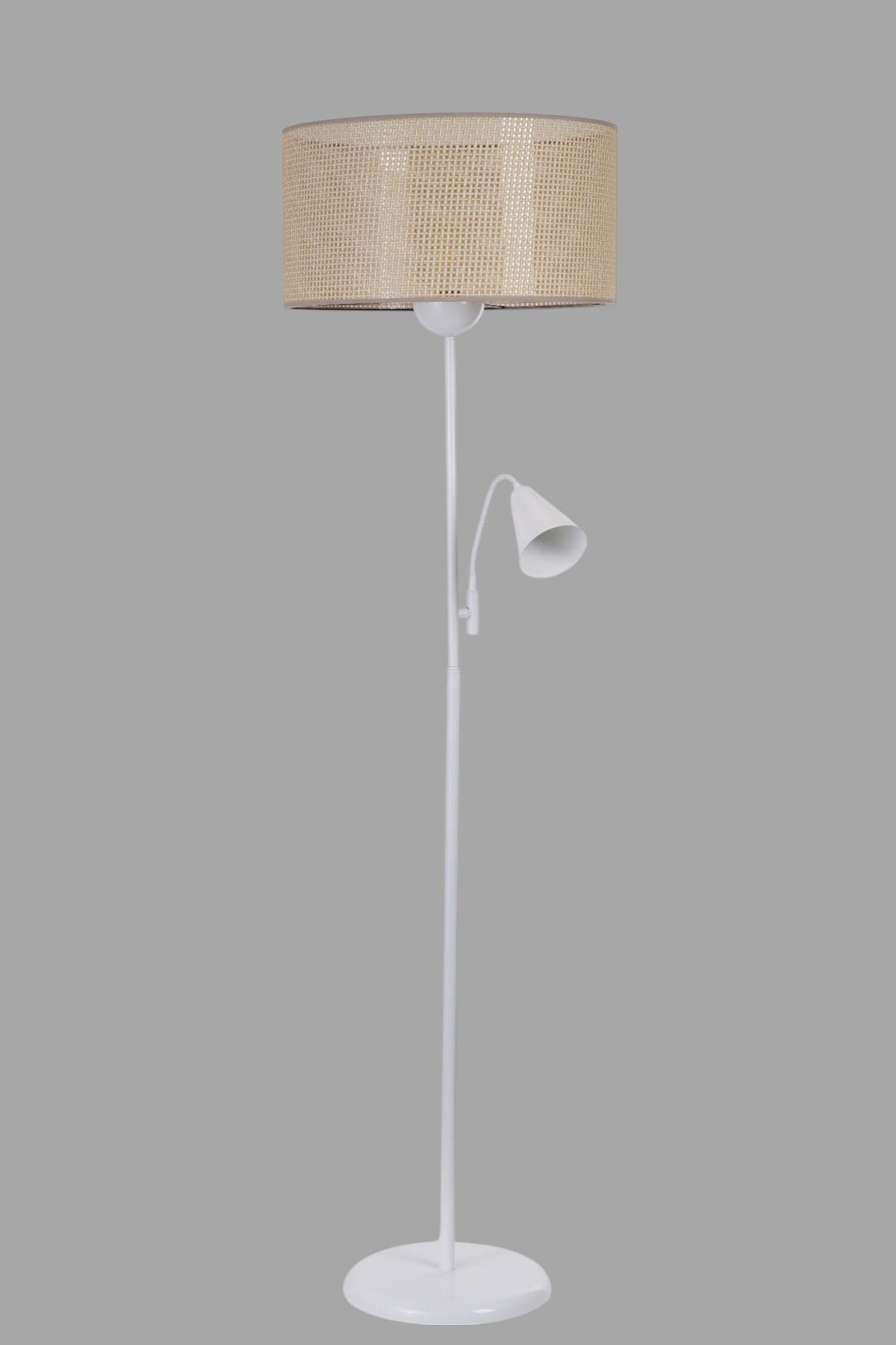 Stojeća lampa 805, bež, bijela