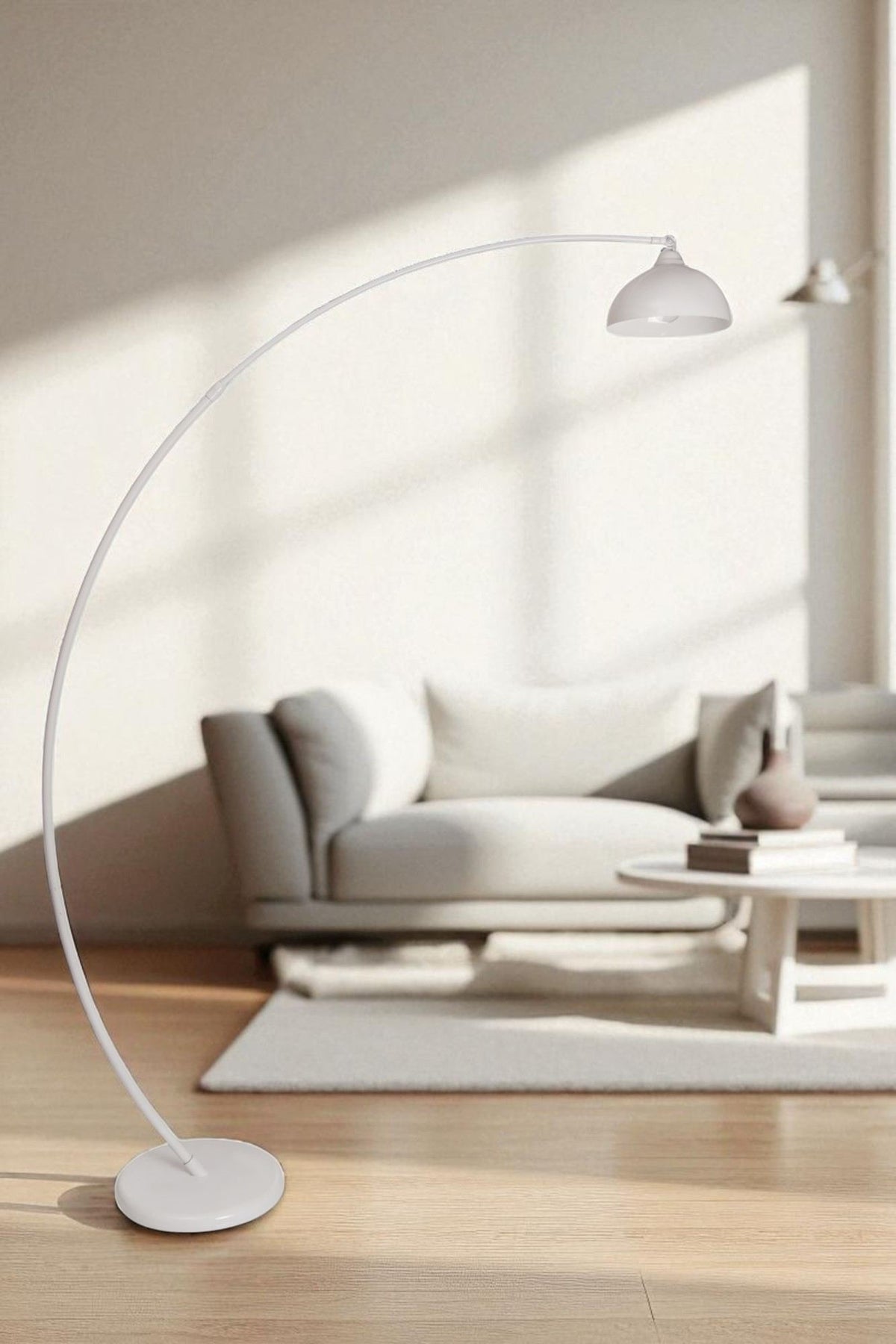 Podna lampa 060, bijela