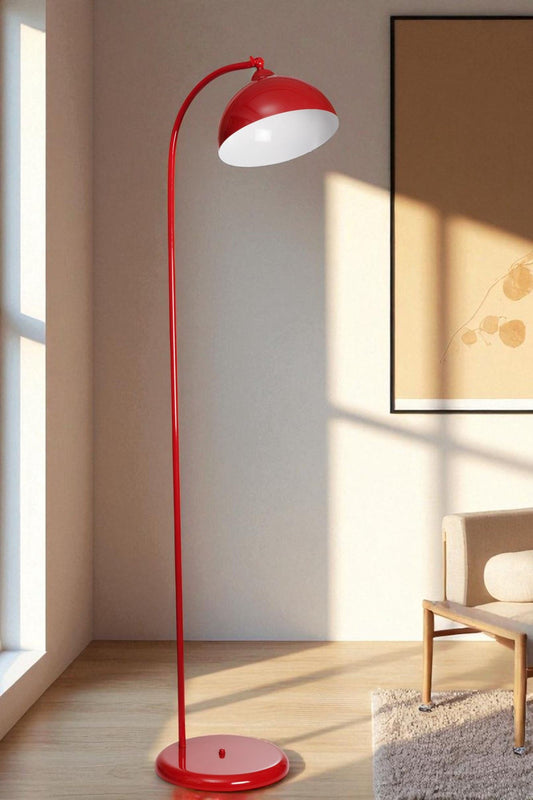 Podna lampa 411, crvena
