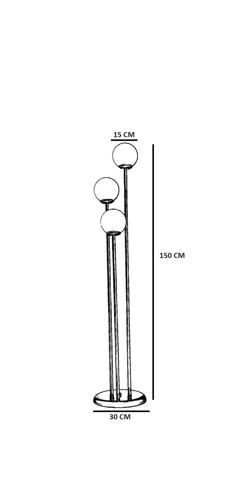 Podna lampa 534, bijela