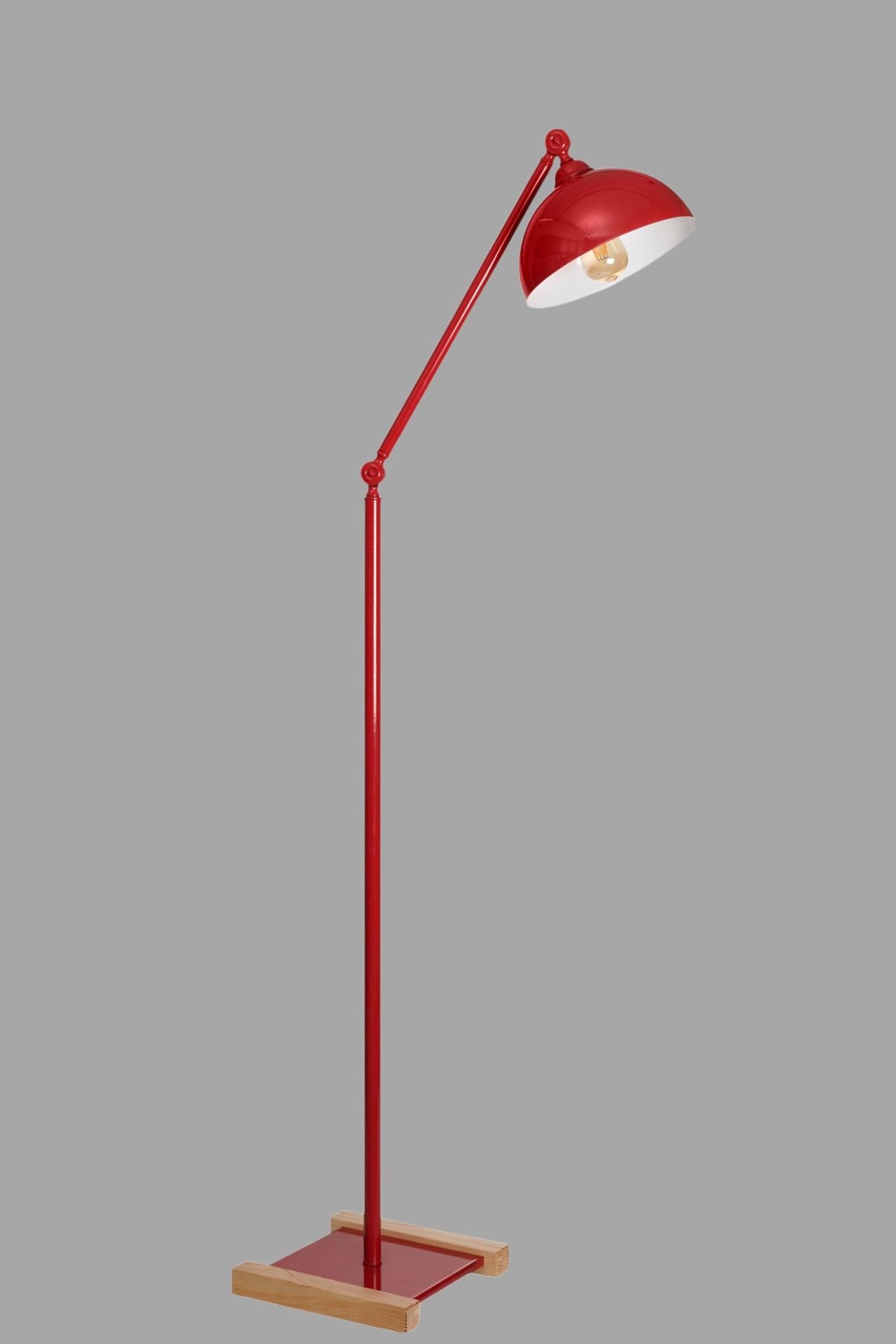 Podna lampa 565, crvena