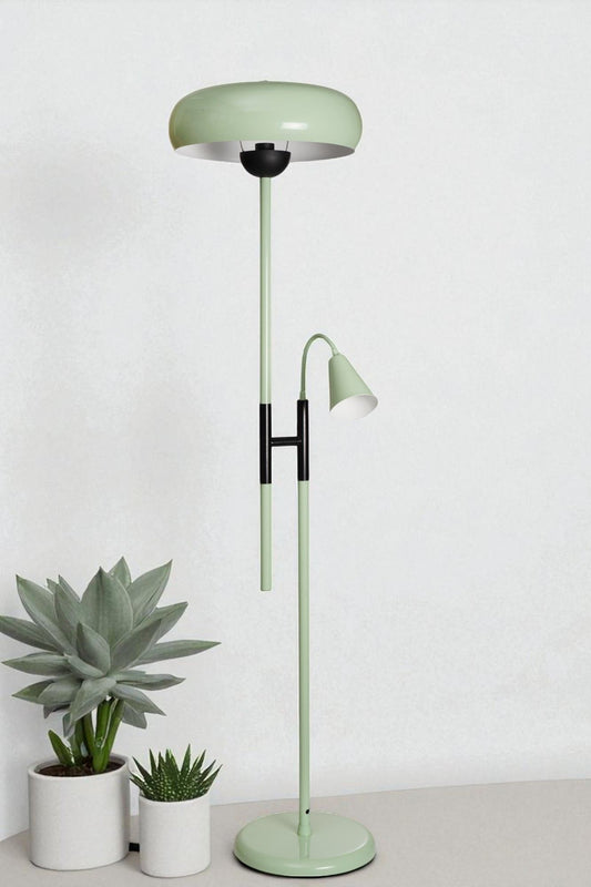Podna lampa 770, menta, crna