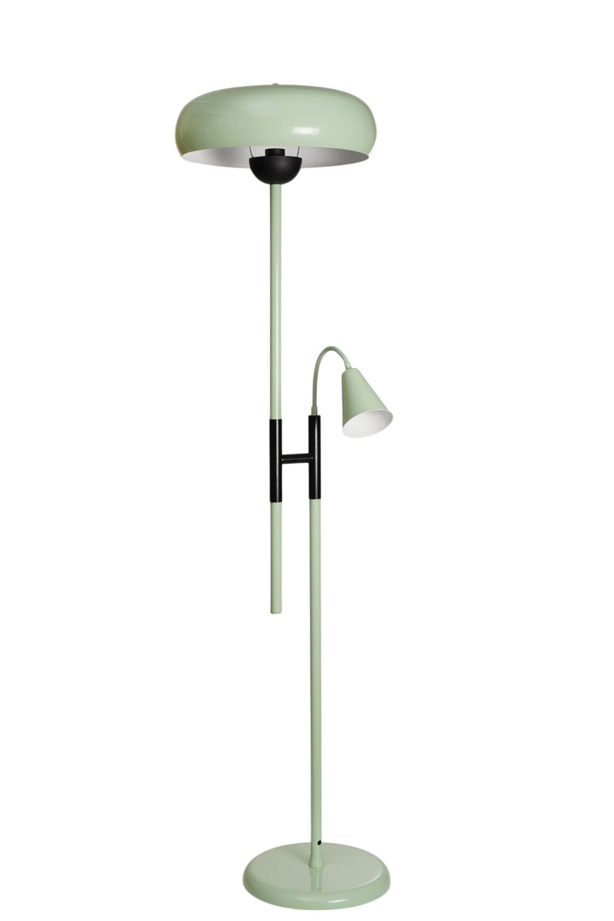 Podna lampa 770, menta, crna