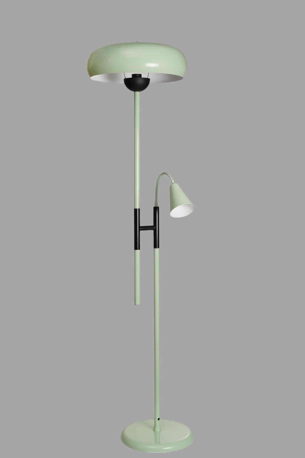 Podna lampa 770, menta, crna