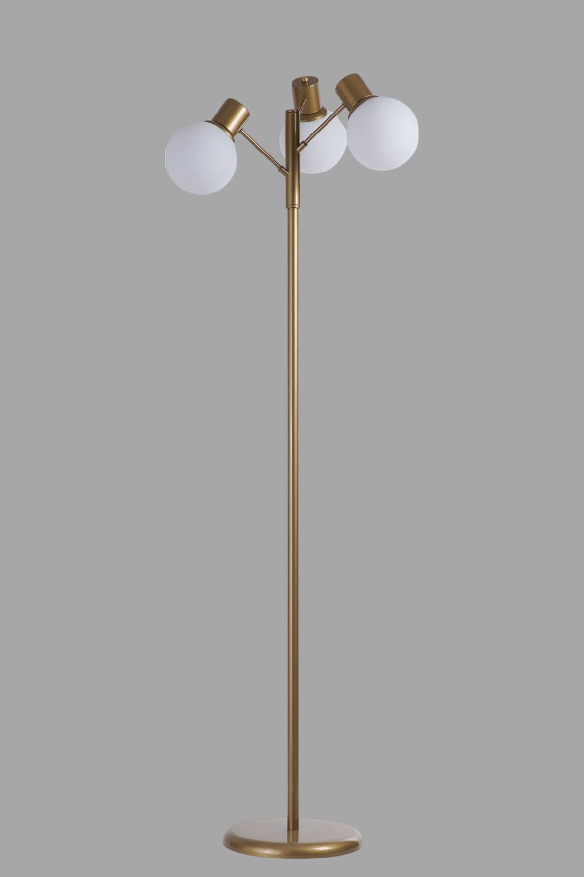 Podna lampa 234, Bijela, Zlatna
