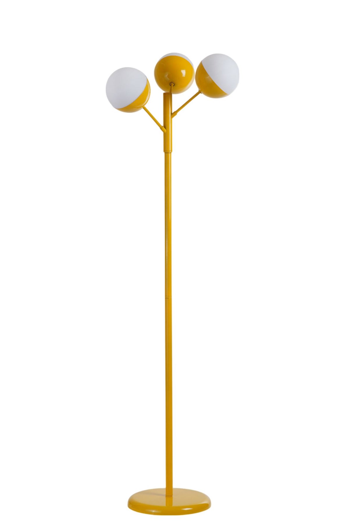 Podna lampa 340, bijela, senf