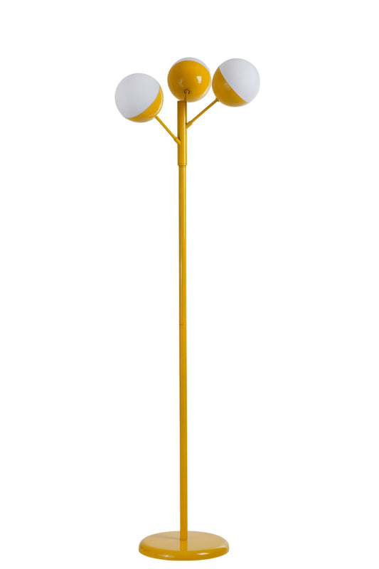 Podna lampa 340, bijela, senf